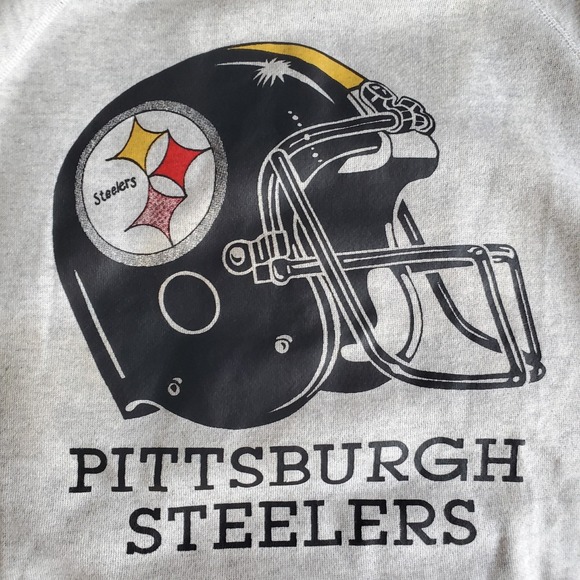 Vintage Pittsburgh Steelers Sweatshirt Extra Large Crewneck Football NFL 80s XL - Picture 2 of 11